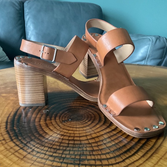 JIL SANDER NAVY Sandals Brown EU 37.5 Silver Accent - Picture 13 of 14